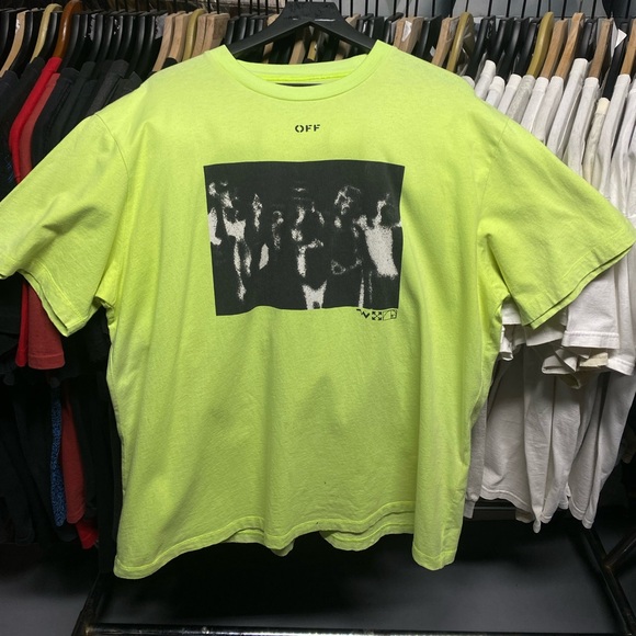 OFF-WHITE Neon Spray Arrows Virgil Tee Size XXL